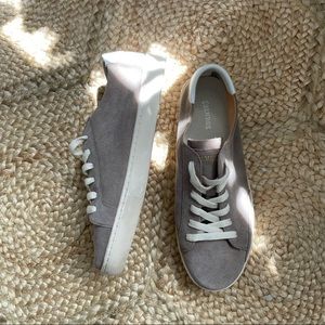 Soludos Ibiza Classic Sneaker in Grey Suede